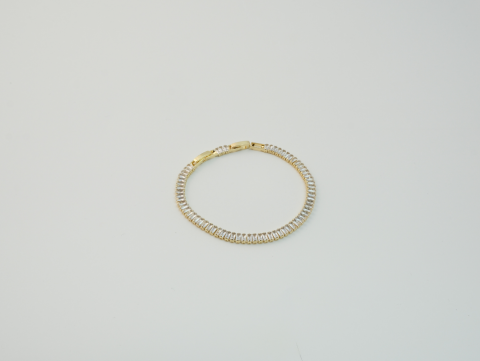 Su Yolu Bileklik | Çelik Kalın | Gold / Silver