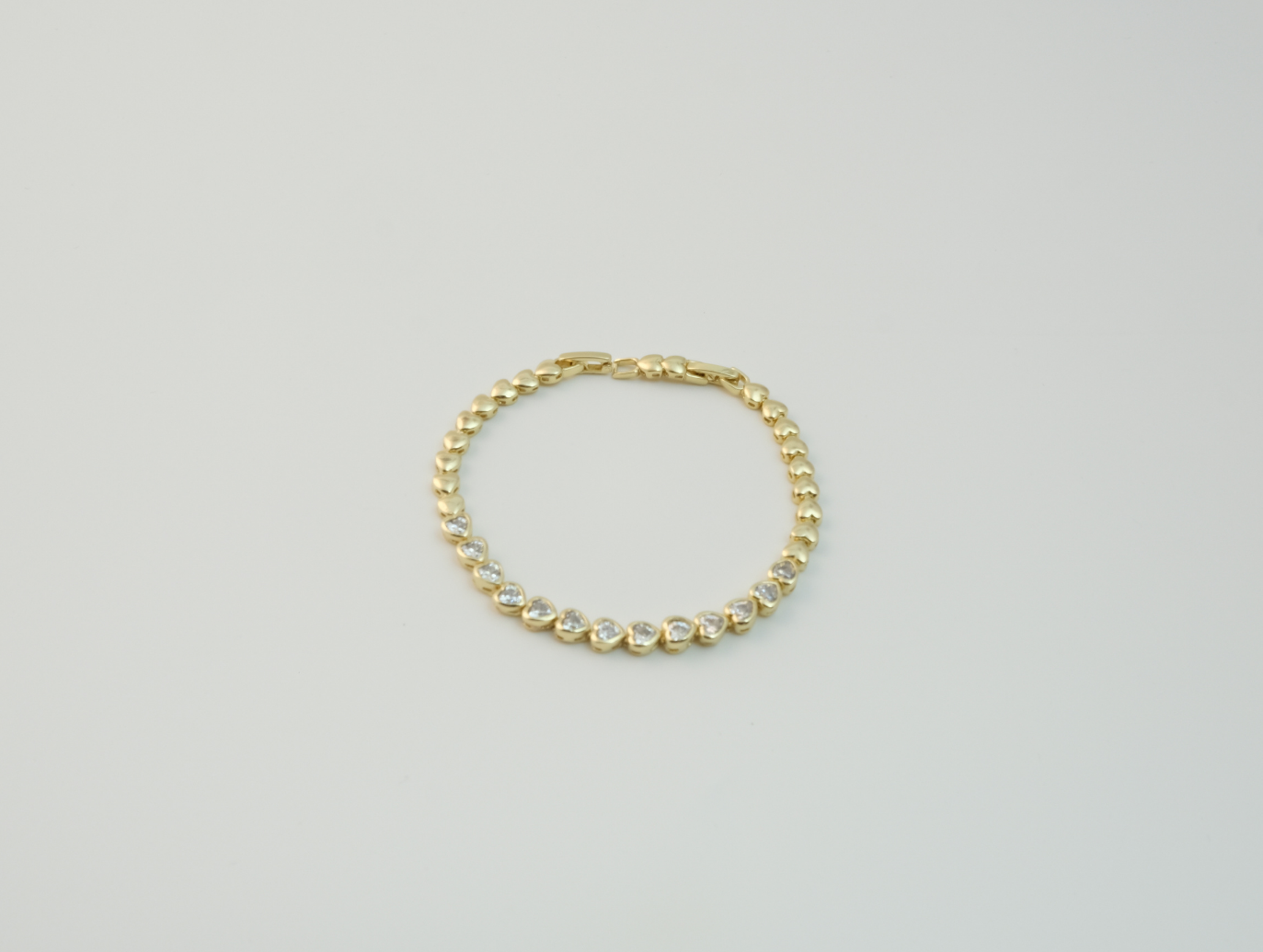 Kalp Bileklik | Altın Kaplama | Gold