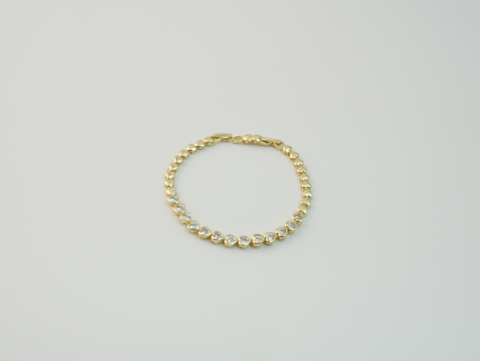 Kalp Bileklik | Altın Kaplama | Gold