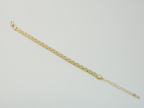 Zincir Bileklik | Altın Kaplama | Gold