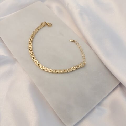 Zincir Bileklik | Altın Kaplama | Gold
