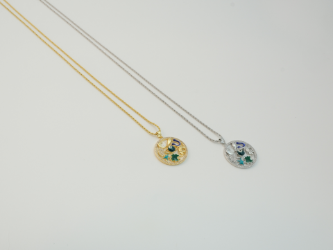 Şans Kolye | Çelik | Gold / Silver