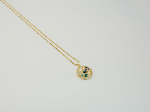 Şans Kolye | Çelik | Gold / Silver