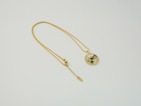 Şans Kolye | Çelik | Gold / Silver
