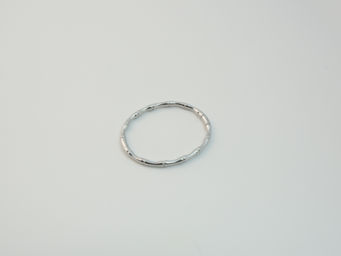 Kemik Model Kelepçe Bileklik | Çelik | Gold / Silver