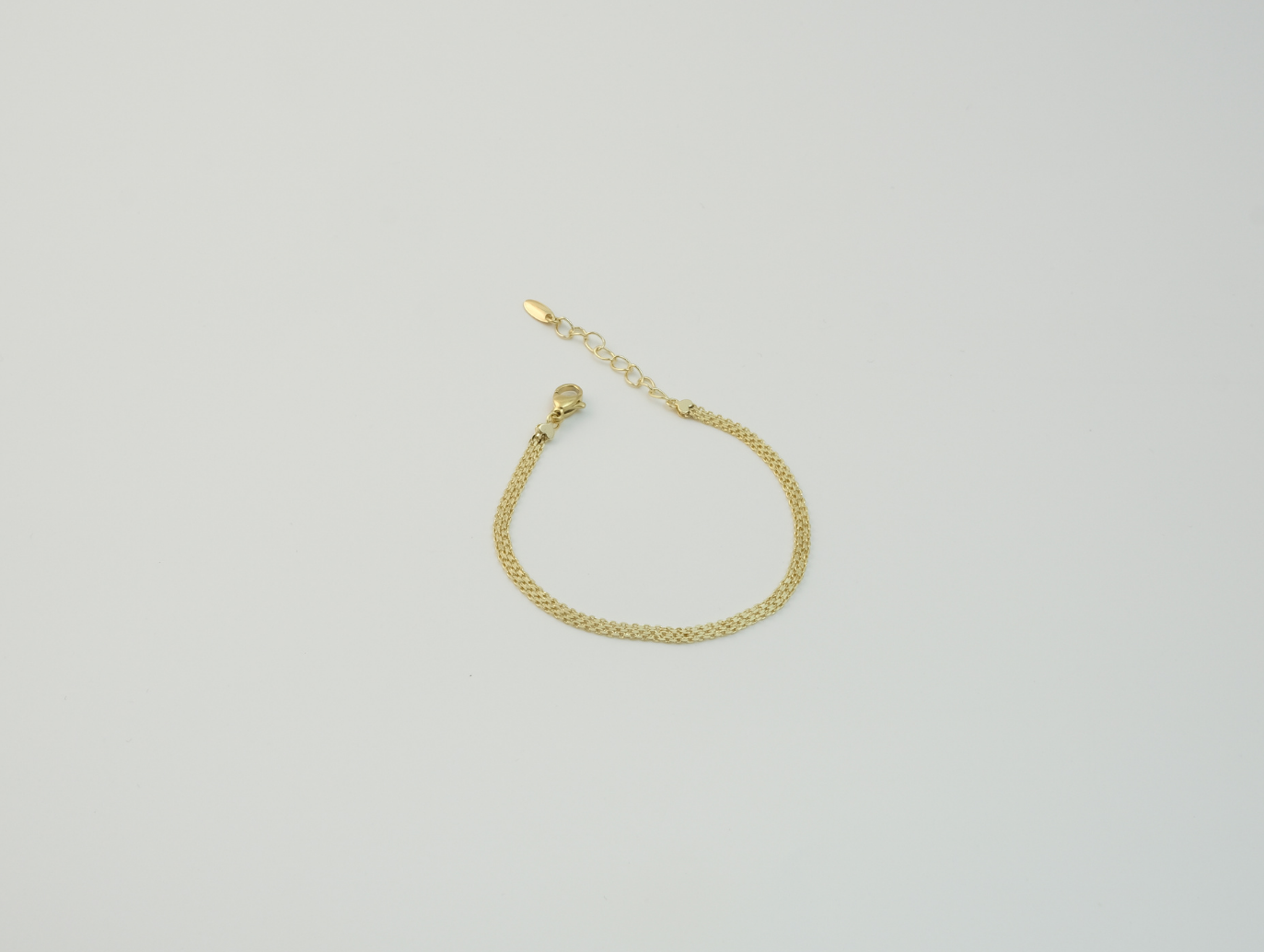 İnce Hasır Bileklik | Kararmaz | Altın Kaplama | Gold