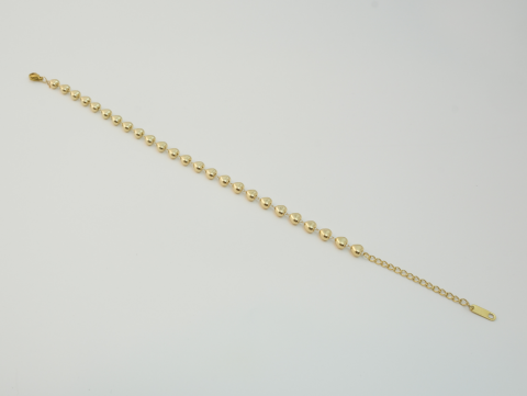 Kalp Halhal | Çelik | Gold