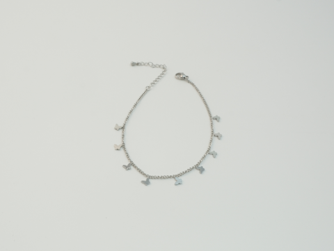 Kelebek Halhal | Çelik | Silver
