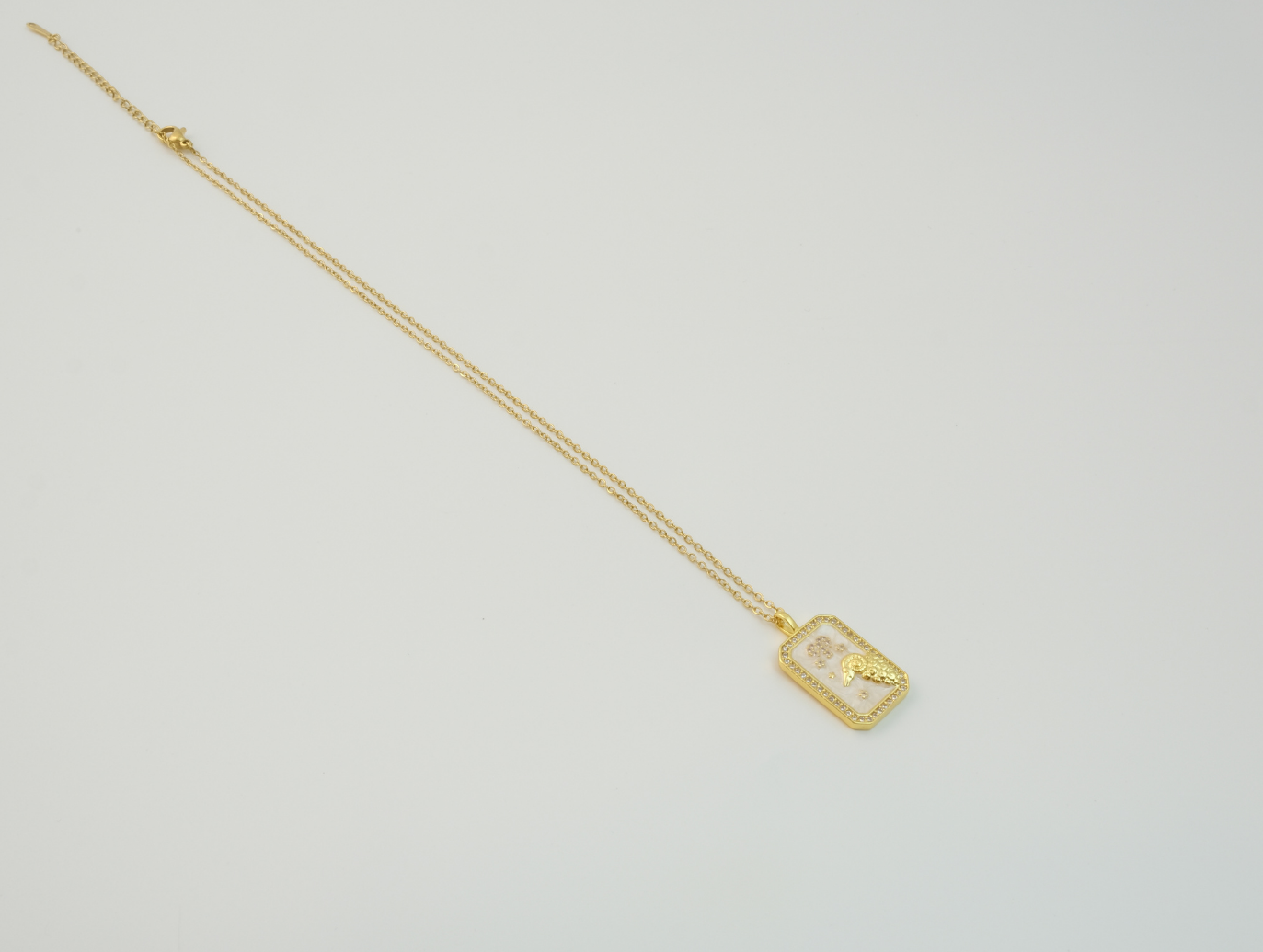 Koç Burcu Kolye | Çelik | Gold / Silver