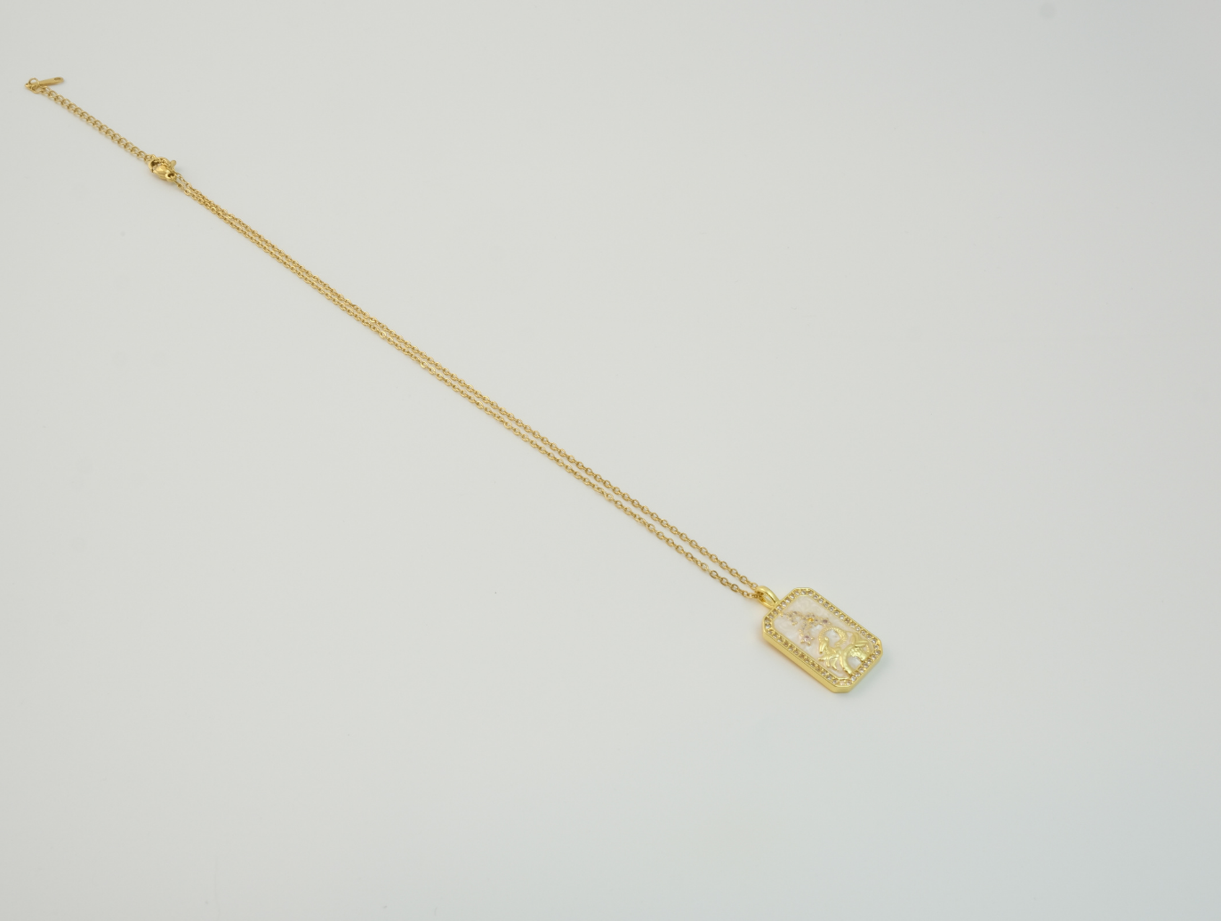 Oğlak Burcu Kolye | Çelik | Gold / Silver