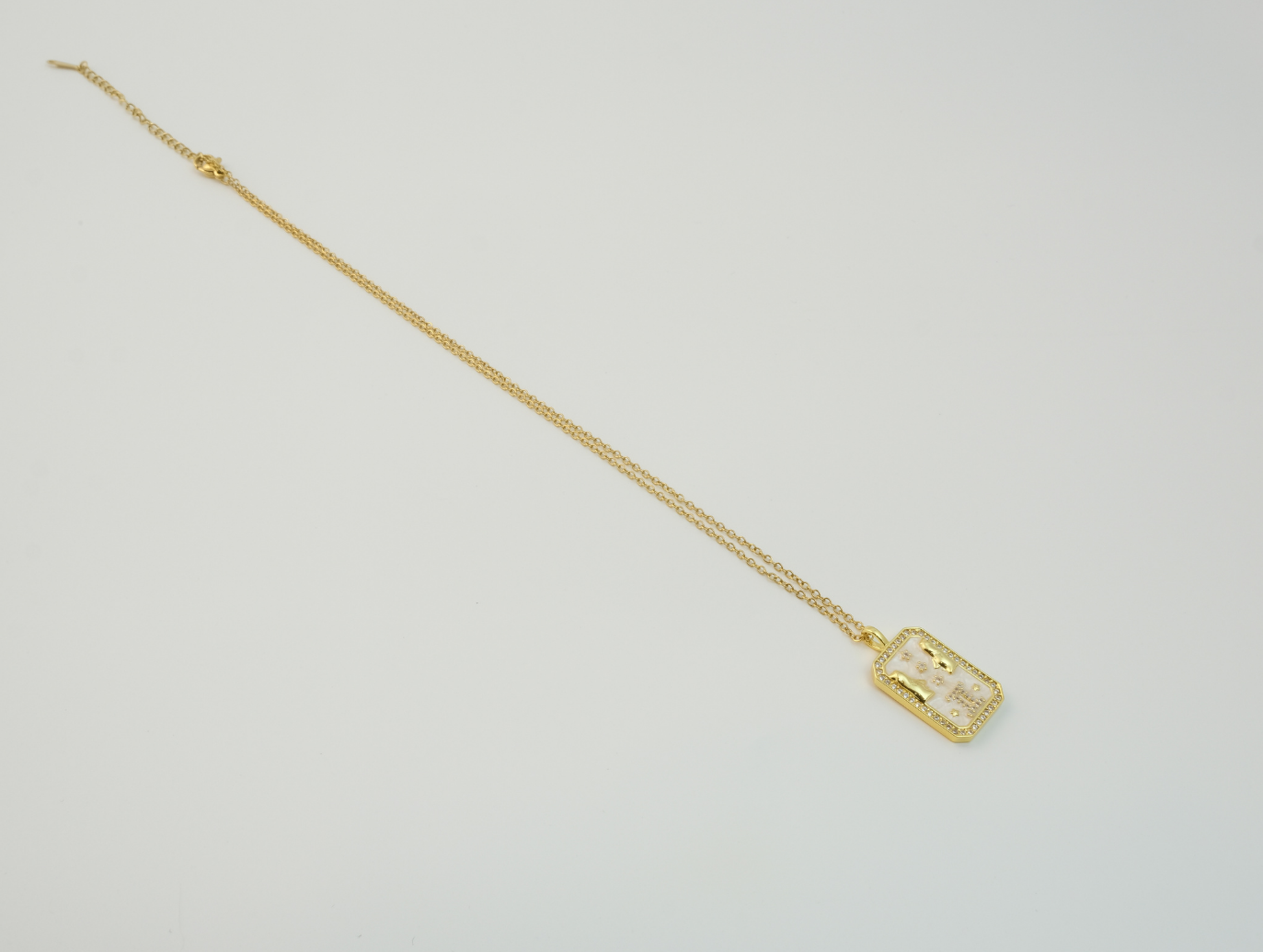 İkizler Burcu Kolye | Çelik | Gold / Silver