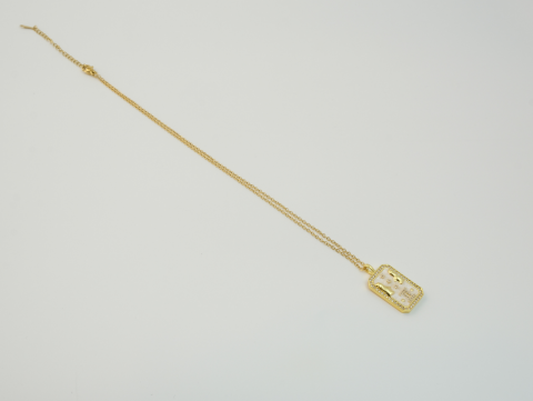 İkizler Burcu Kolye | Çelik | Gold / Silver