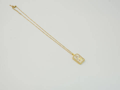 Boğa Burcu Kolye | Çelik | Gold / Silver