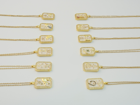 Yay Burcu Kolye | Çelik | Gold / Silver