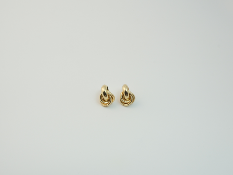 Burgu Küpe | Çelik | Gold