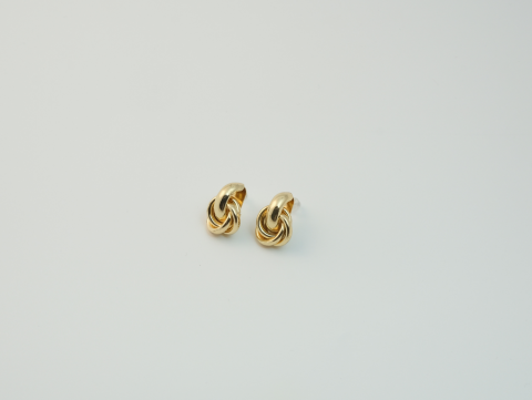 Burgu Küpe | Çelik | Gold