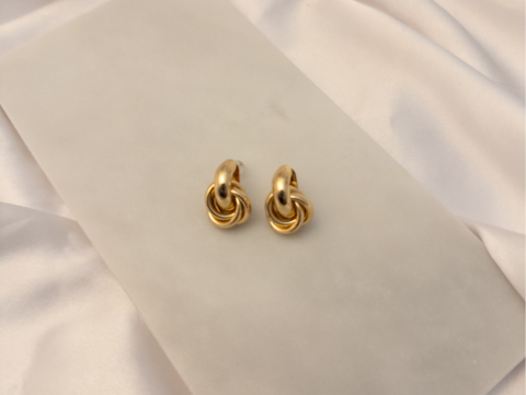 Burgu Küpe | Çelik | Gold