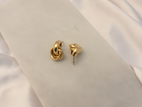 Burgu Küpe | Çelik | Gold