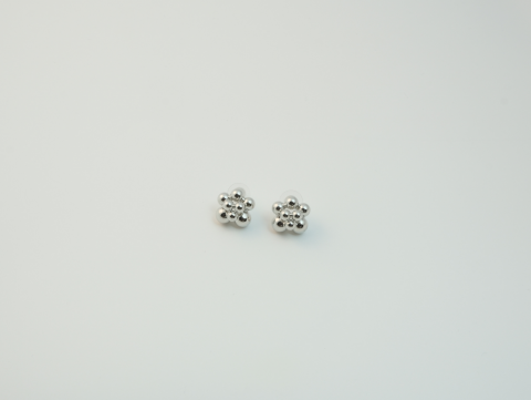 Top Küpe | Altın Kaplama | Gold / Silver