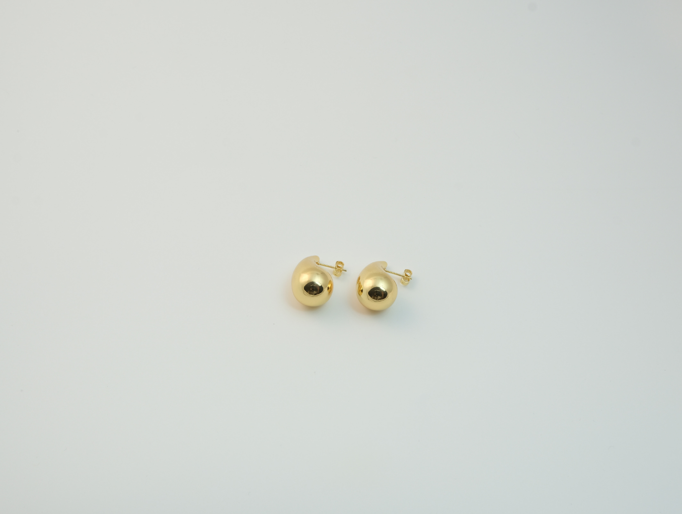 Küçük Damla Küpe | Çelik | Gold