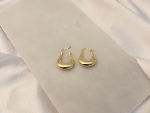 Sepet Küpe | Kararmaz | Altın Kaplama | Gold