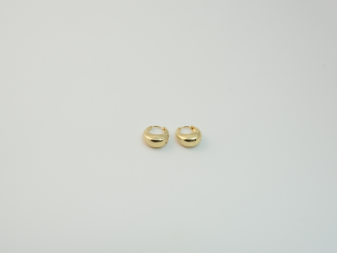 Minimal Halka Küpe - 2 | Kararmaz | Altın Kaplama | Gold