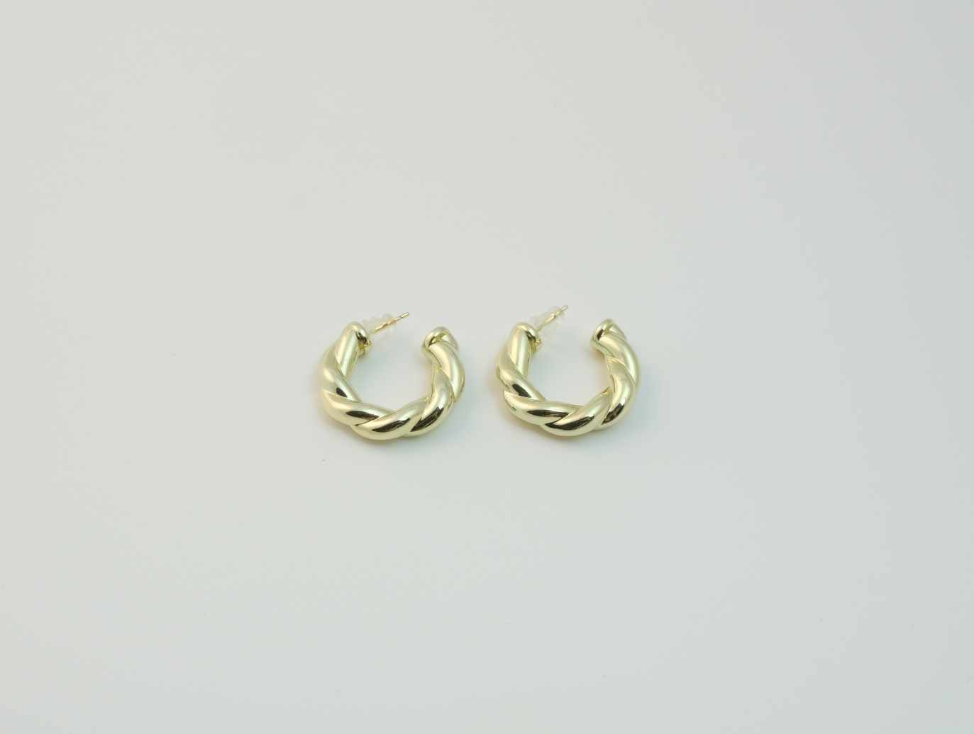 Burgu Halka Küpe | Altın Kaplama | Gold