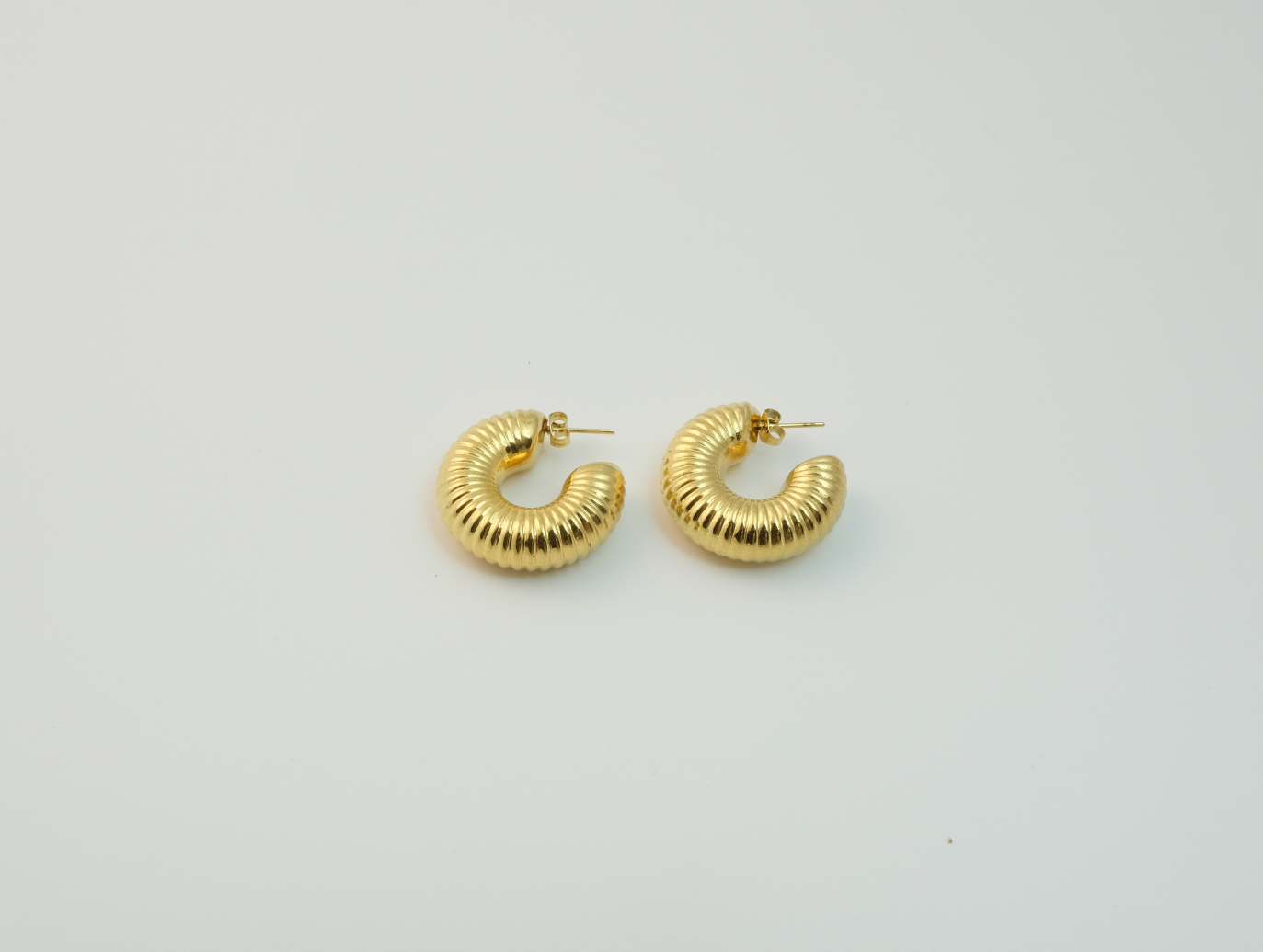 Kıkırdak Halka Küpe | Çelik | Gold