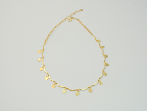 Kalp Kolye | Çelik | Gold