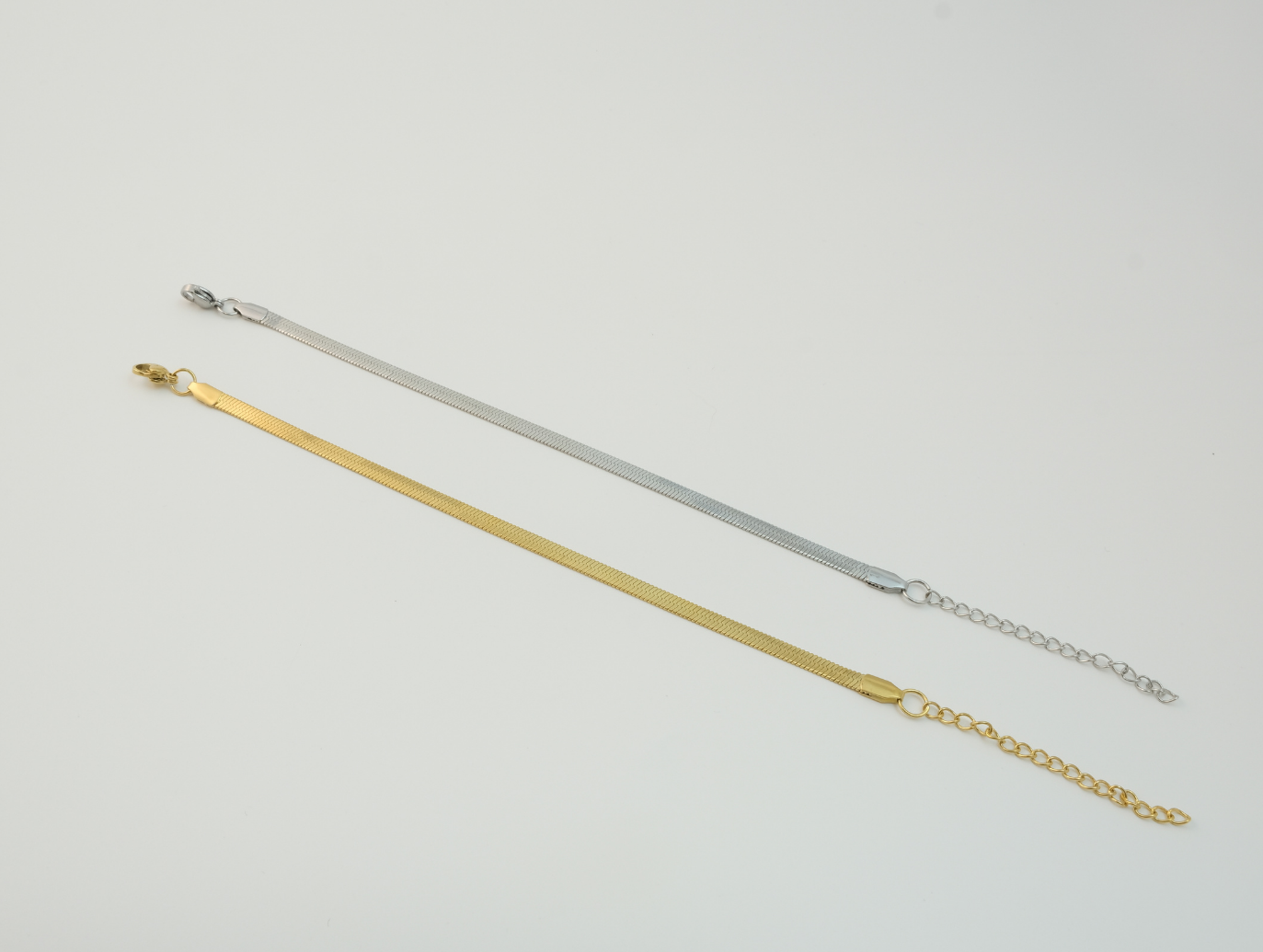 Kalın İtalyan Bileklik | Çelik | Gold / Silver