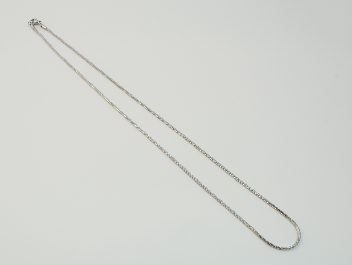 İnce İtalyan Zincir Kolye | Kararmaz | Çelik | Silver
