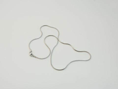 İnce İtalyan Zincir Kolye | Kararmaz | Çelik | Silver