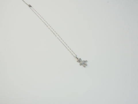 Ayıcık Kolye | Çelik | Gold / Silver