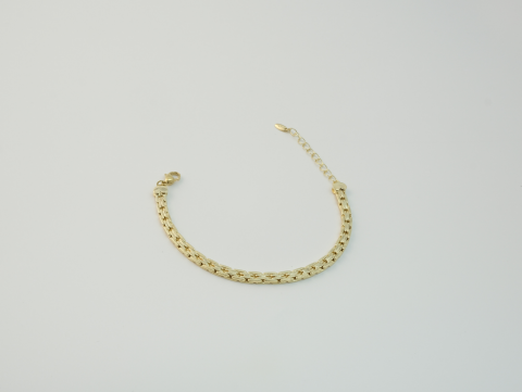 Nazar Boncuk Yıldız Kolye Takım - Nazar Boncuk Yıldız Kolye, Zincir Bileklik, Düz Halka Küpe