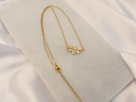 Yusufçuk Kolye | Çelik | Gold