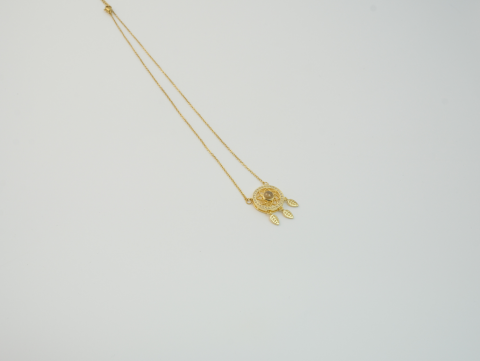 Mineli Kolye | Çelik | Gold