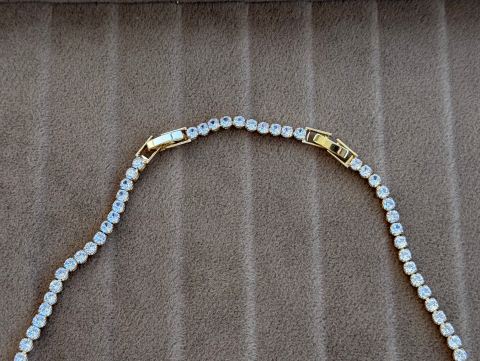 Su Yolu Kolye | Altın Kaplama | Gold / Silver