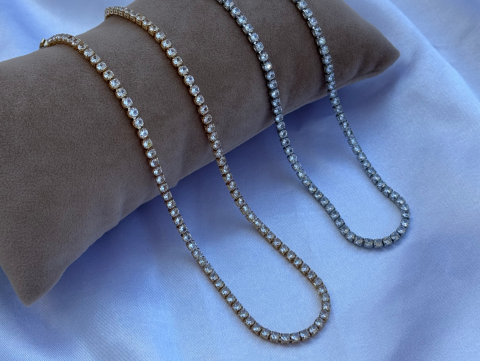 Su Yolu Kolye | Altın Kaplama | Gold / Silver
