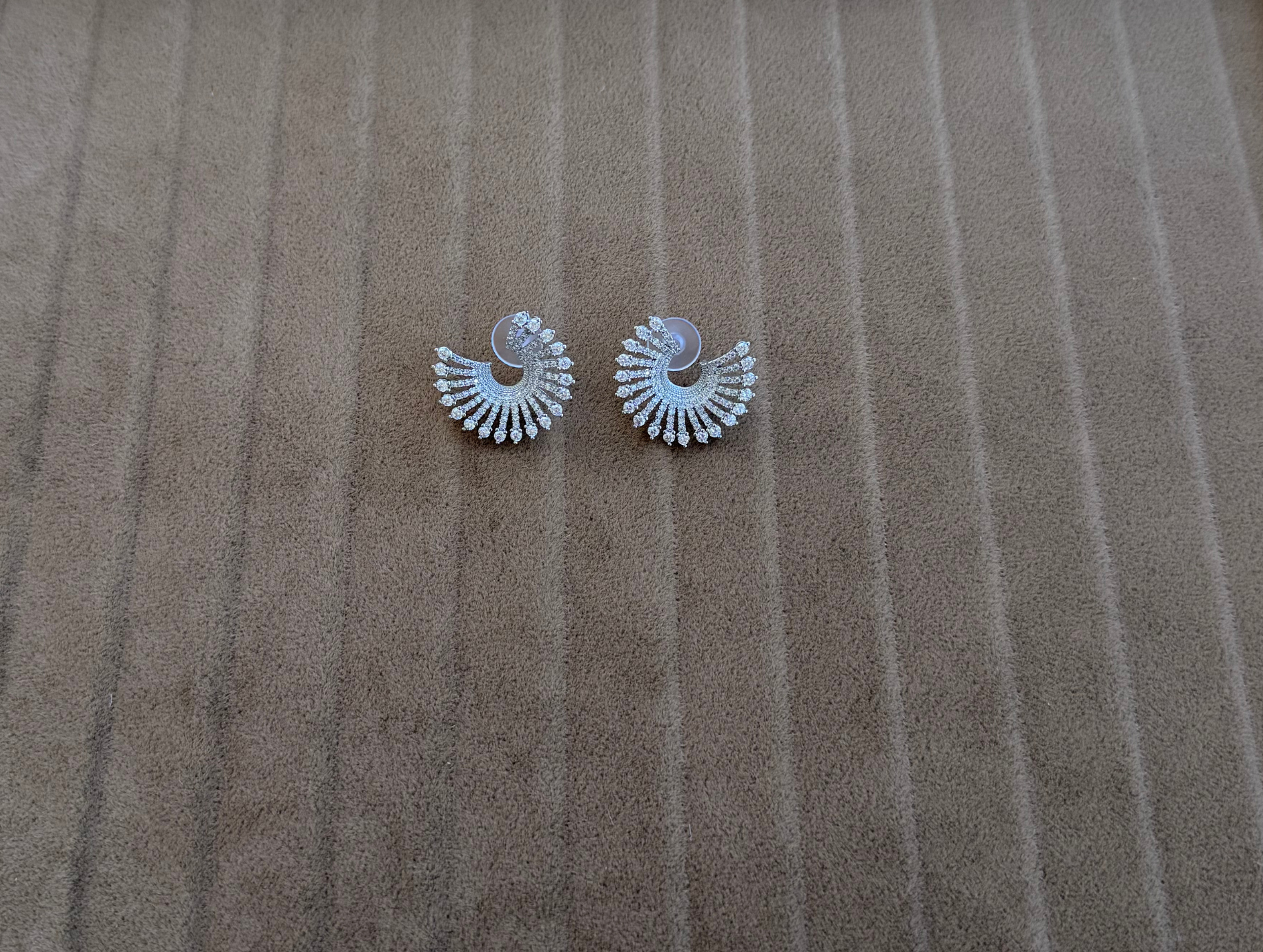 Minik Taşlı Küpe | Altın Kaplama | Silver