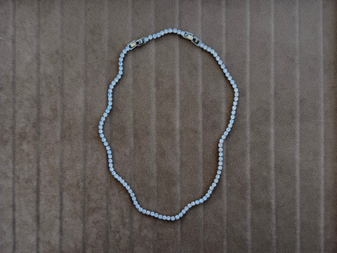 Silver Su Yolu Kolye Takım - Su Yolu Kolye, Minimal İnce Su Yolu Bileklik, İnce Su Yolu Bileklik, Kalın Su Yolu Bileklik, Minik Taşlı Küpe