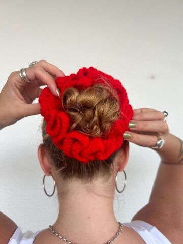 El Yapımı Örgü Scrunchie