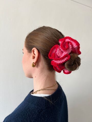 El Yapımı Örgü Scrunchie